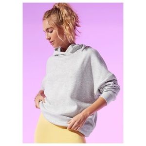 Fabletics Eco Go-To Pocket Hoodie : Gray
